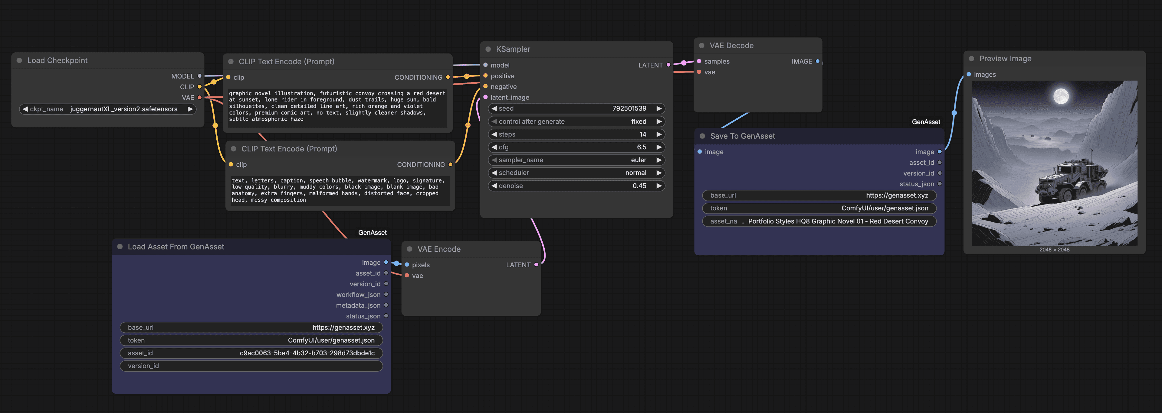 Load From Save To workflow screenshot